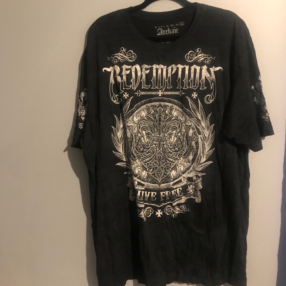 Archaic by affliction redemption graphic tee 4XL